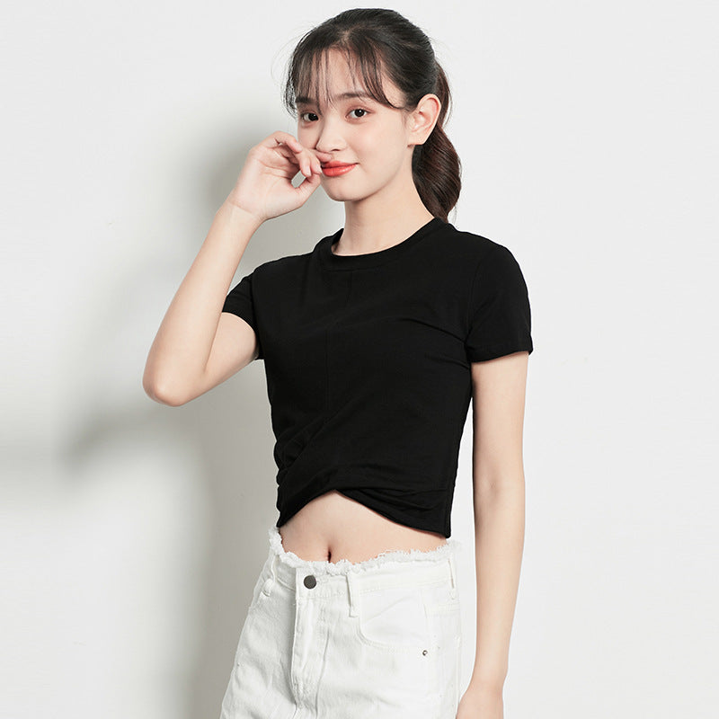 Short-sleeved gym suit- Women