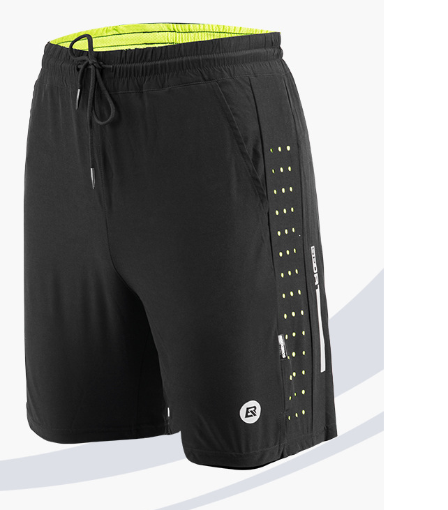 Gym Shorts With Inner Lining For Men's Fitness Running- Men