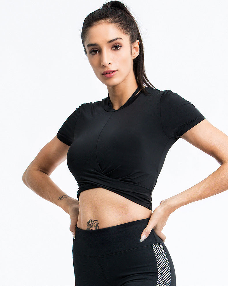 Short-sleeved gym suit- Women