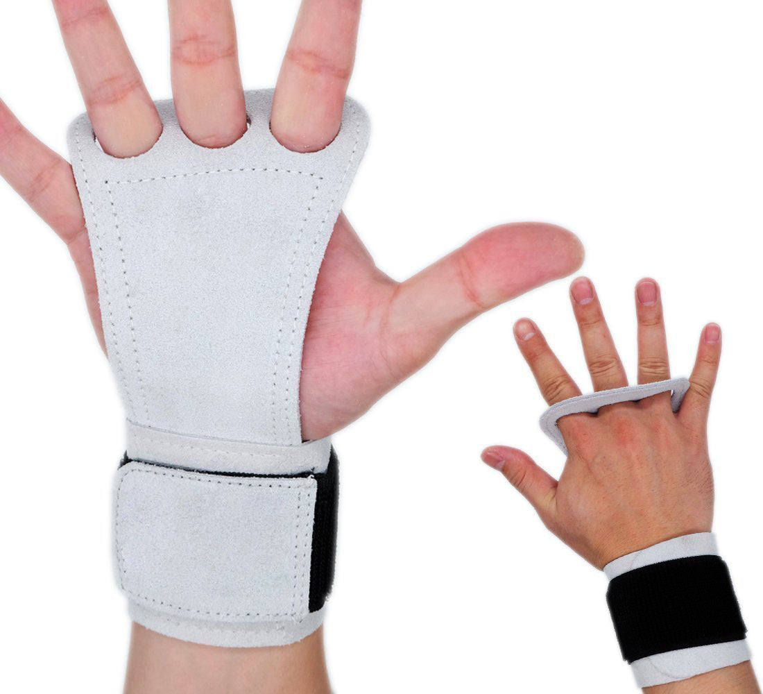 Pull Up Grip Belt Deadlift Leather Palm Guard
