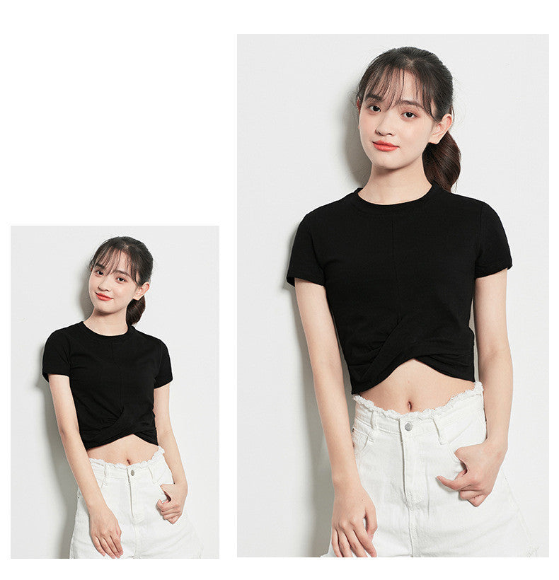 Short-sleeved gym suit- Women
