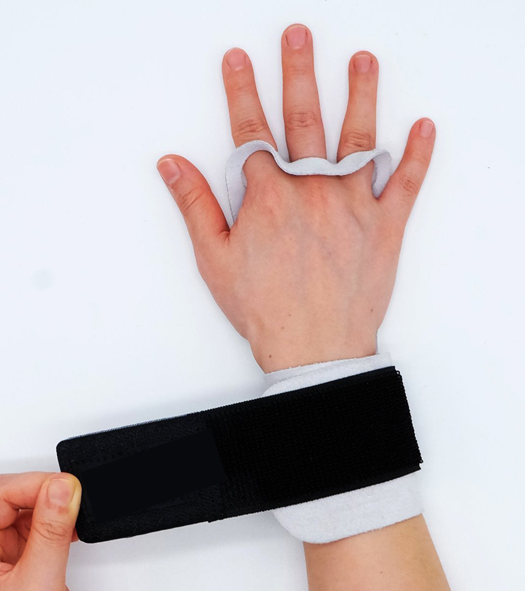 Pull Up Grip Belt Deadlift Leather Palm Guard
