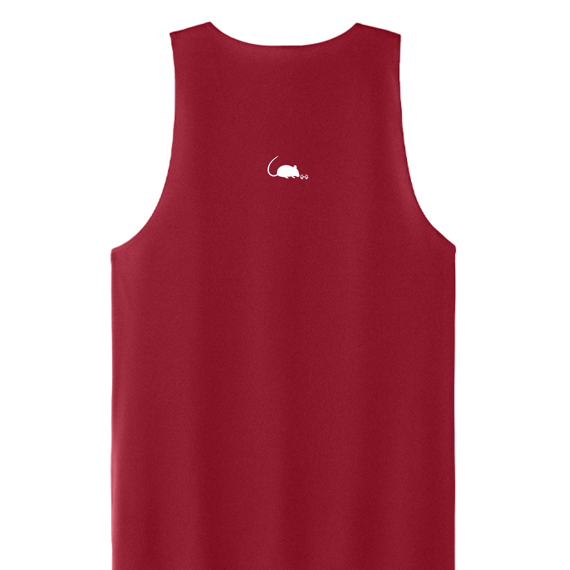 Deep Red/ White - BACK