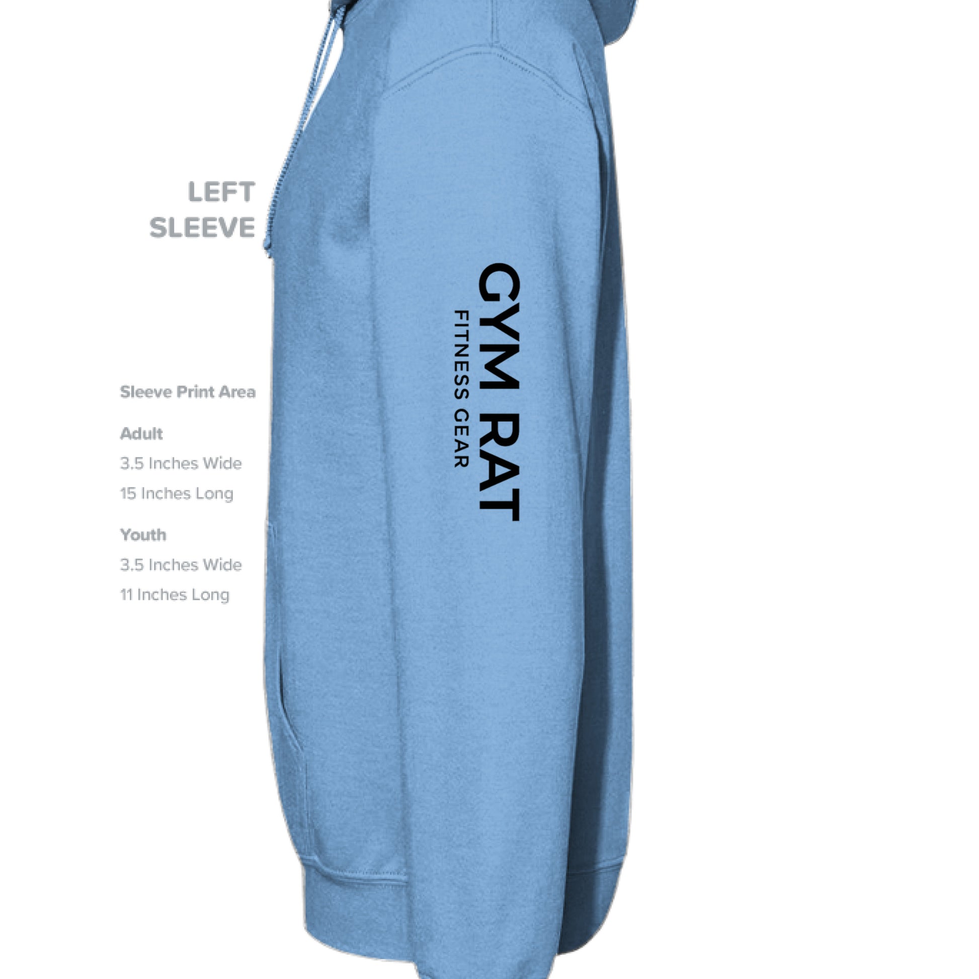 CAROLINA BLUE - SLEEVE_LEFT