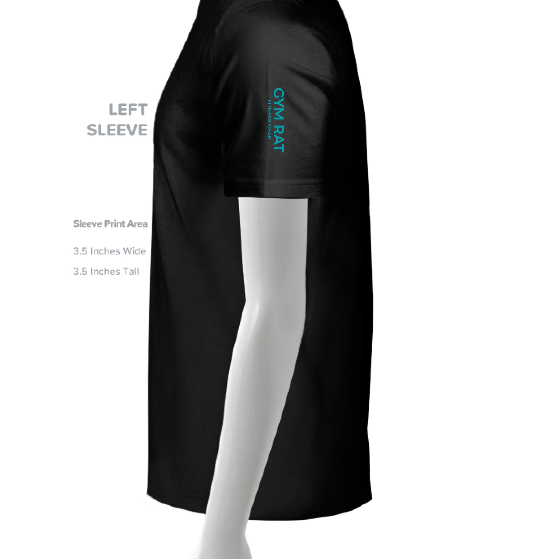 SLD BLK TRIBLEND - SLEEVE_LEFT