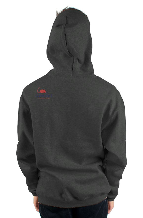 GYM RAT LOGO POCKET HOODY