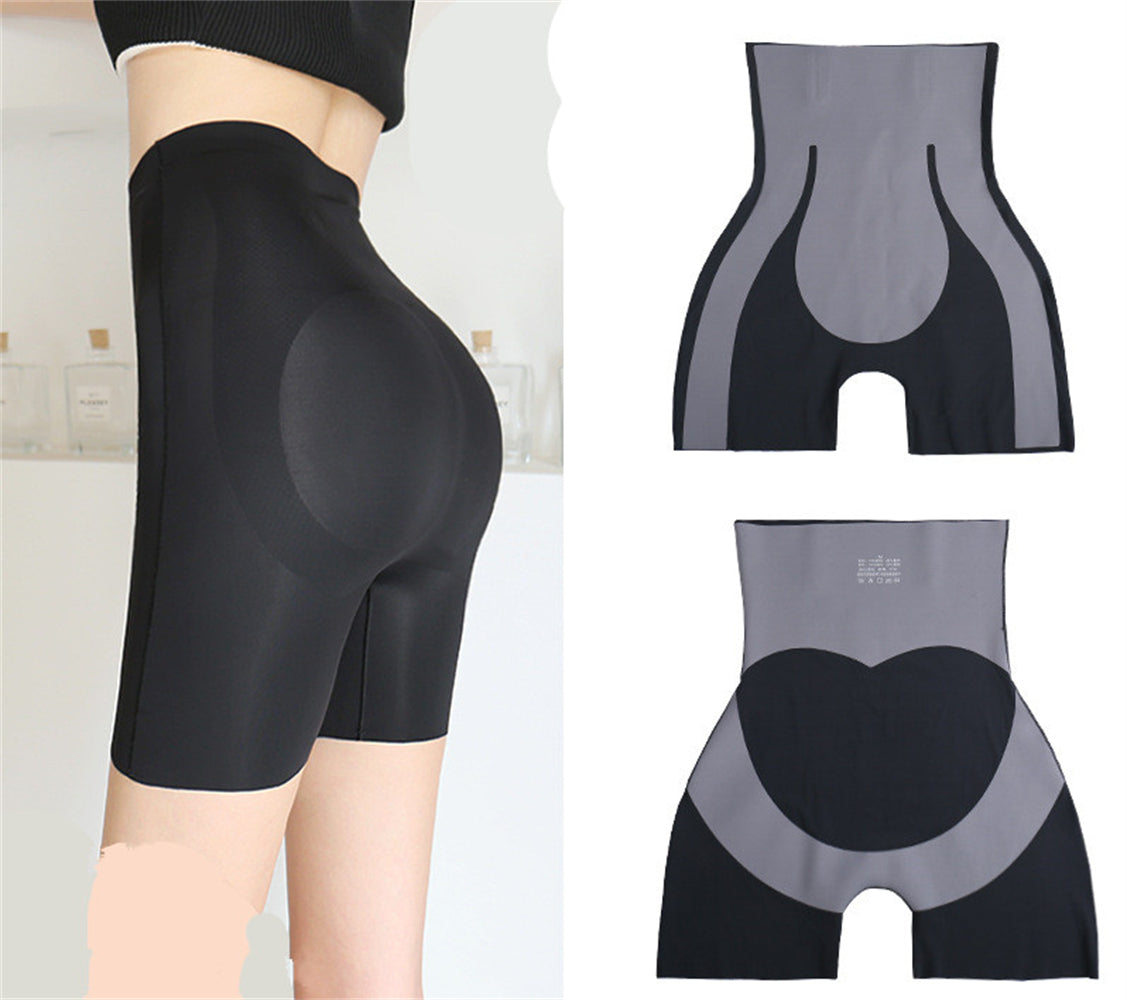 High-rise Yoga Fitness Hip Raise Shorts Pants Shaping Panties Underwear High Elasticity Bodysuit Knickers Tights Leggings Capri Cropped Trousers